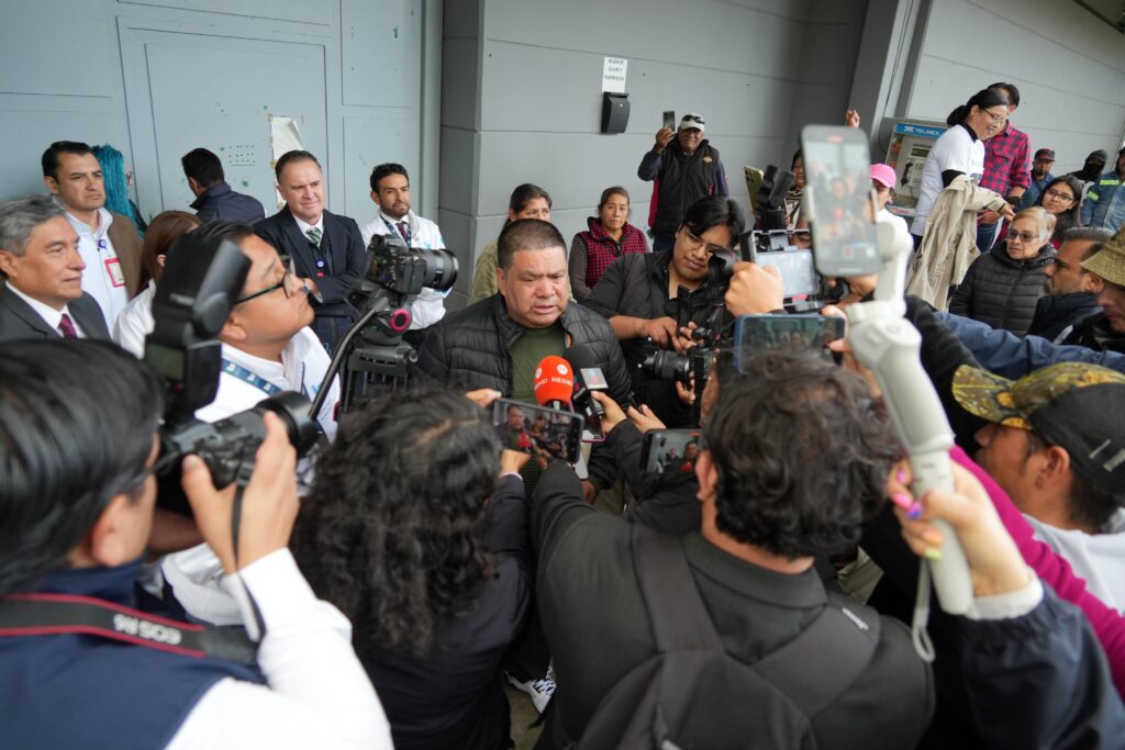 Longino N es entrevistado por medios de comunicación tras su liberación, agradeciendo a su familia, a la CODHEM y a las instituciones que hicieron posible su libertad.